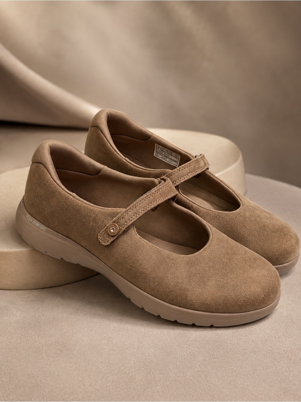 Skechers On the Go Flex Whisper 138341 Mocha Mary Jane Womens Size 8 New